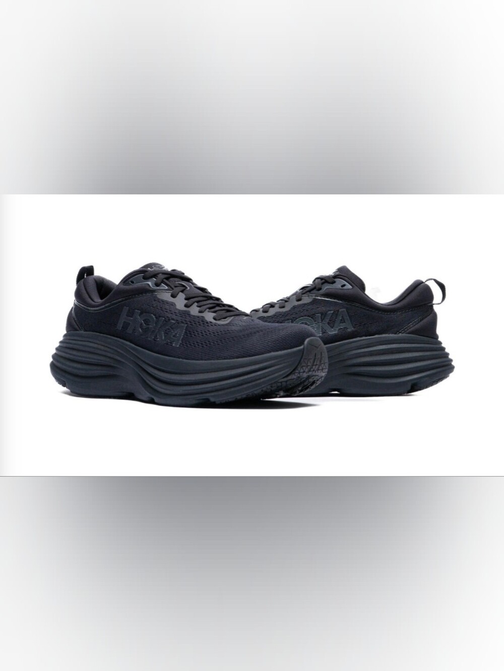 Hoka Bondi 8 Women's Black/Black Size 7B